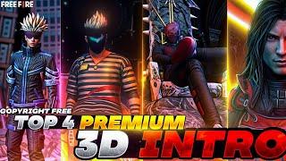 TOP 4 FREE FIRE 3D INTRO || FOR YOU || CREATE BY RAYAN FF  09