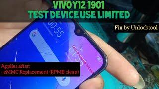 Test Device, Use limited Vivo Y12 Y15 Y17 Fix by Unlocktool @mobilecareid