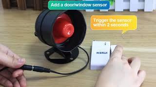 KERUI Upgraded Standalone Home Office Shop Security Alarm System Kit