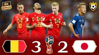 Belgium shock Japan with historic comeback in epic match, Hazard explodes ● Full Highlights ️ | 4K