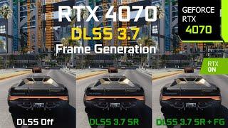 RTX 4070 DLSS 3.7 Frame Generation On vs Off Comparison - Test in 10 Games at 1440p + Ray Tracing