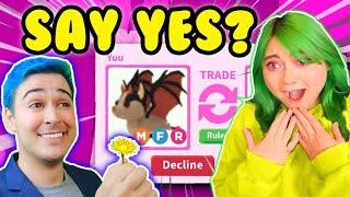 SAYING YES To My *BOY FRIEND* For 24 HOURS in ADOPT ME ROBLOX! ...Dream Pet Mega Mission Surprise!