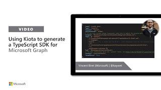 Using Kiota to generate a TypeScript SDK for Microsoft Graph