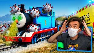 In GTA 5.. Thomas the Tank Engine got CORONAVIRUS! We gotta HELP HIM! (OMG!)