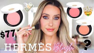 NEW $77 HERMES SILKY POWDER BLUSHES AND BRUSHES REVIEW & COMPARISONS!