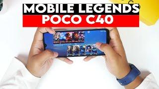 POCO C40 Gaming Test Mobile Legends: Bang Bang - Review Indonesia