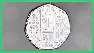 New Olympic 50p Coin - Team GB 2020 / 2021 50p ||  BUNC Unpackaging / Unboxing || Royal Mint 2021