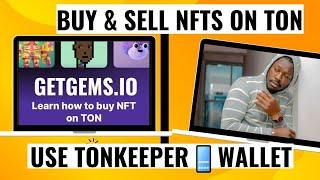 BUY SELL NFT NFTS TON TONKEEPER WALLET