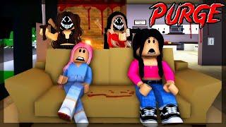 THE PURGE 🩸 (Brookhaven Horror Movie) Voiced Roleplay