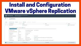 Install and Configuration VMware vSphere Replication