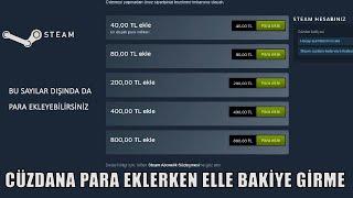 Steam Cüzdanına Özel Miktarda Bakiye Nasıl Yüklenir