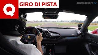 Ferrari F8 Tributo: il giro di pista a Fiorano