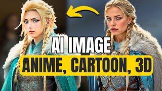 New AI For Turn Your Images To Anime, Cartoon, 3d Animation Style, Image To Image AI | Lensgo AI