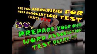 Word Association Test (WAT)  Practice 8 #ssbrocks