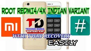 Root Redmi 4/4X easily with TWRP recovery & Install SuperSU (Indian Unit)