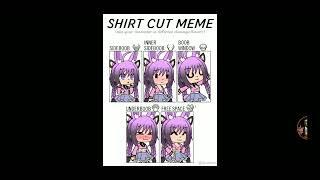 shirt cut meme with Eva lol