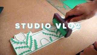 Studio Vlog 03 - Printing and embroidering jumpers, moving to Melbourne!!!