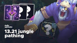 Rengar Jungle 13.21 Pathing And Build Mini Guide