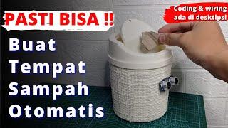 Dijamin Pasti BISA!! Buat Tempat Sampah Pintar Dengan Arduino | Tempat sampah Otomatis [#Tutorial7]