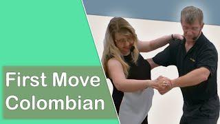 Popular Intermediate Modern Jive Footwork Steps from a First Move  -  The First Move Colombian