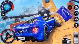 Extreme Car Crash Beam Derby 3D - GT Ramp Car Stunts Racing Simulator - Android GamePlay #2