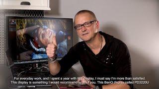 BenQ PD3220U review by Pawel Zakrzewski (English subtitles) | DesignVue monitor | 4K |  HDR