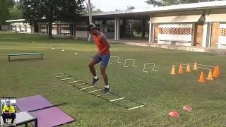 Speed improving session for athlete ''Coach Chamila'' | Sanush Bro ThinkDifferent.