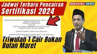 PEMERINTAH CAIRKAN TUNJANGAN SERTIFIKASI TRIWULAN 1 TAHUN 2024 MULAI BULAN APRIL