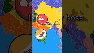 India is a boss ️ #countryballs #mapper #geographyassignment