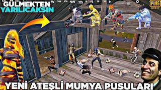 YENİ ALEVLİ MUMYA SETİYLE TROLLEDİM  GÜLME KRİZİNE GİRİCEKSİN  PUBG MOBİLE KOMİK MONTAJ