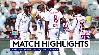 West Indies vs England 2nd Test Day 1 Highlights 2024 | WI vs ENG 2024| wi vs eng test Highlights