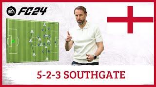 Southgate 5-2-3 Inglaterra EA FC 24 |Tácticas|