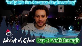 TryHackMe Advent Of Cyber - Day 21 (Help Me I'm Reverse Engineering) Walkthrough