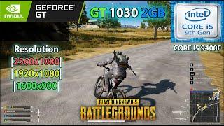 PUBG || GT 1030 2GB + I5 9400F // Gameplay With Ultrawide Preset