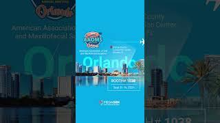 2024 AAOMS 106th Annual Meeting, happening from September 9-14, 2024 in Orlando, Florida ️