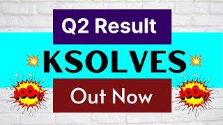 Ksolves q2 results | Ksolves q2 results 2023 | Ksolves share latest news | Ksolves latest news