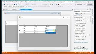 Add Combo box column in DataGridView in C# Windows Form | DataGridViewComboboxColumn in DataGridView