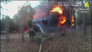 Police release 911 calls, bodycam footage after hours-long LaGrange standoff ended in flames