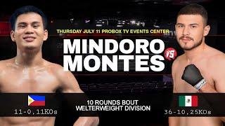 BAGONG PINOY NA NAKUHA NG MP PROMOTIONS MAY 100% K.O POWER | WELJON MINDORO vs MAHONRY MONTES