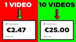 Verdiene 2.48€/Minute durch YouTube Videos anschauen! (NEUE WEBSITE) Online Geld machen..