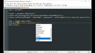 Connect to SFTP server in Python | Upload and Download Example