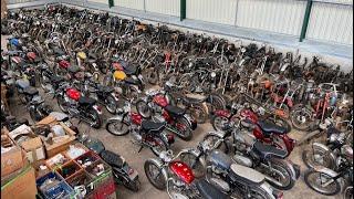 BARN FIND, Huge Collection of Classic Motorcycles, including Triumph, BSA, Royal Enfield, Norton