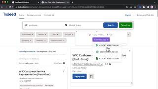 Scrape, extract jobs from Indeed and export to CSV/Excel - Jobs Scraper for Indeed