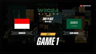 Indonesia vs Saudi Arabia GAME 1 IESF World Esports Championship 2024 | IDN VS KSA ESPORTSTV