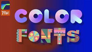 Use Dazzling Color Fonts in LumaFusion - Tutorial