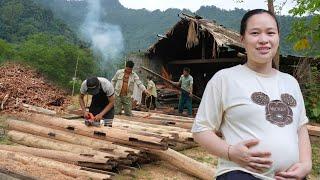 Cook A Full Meal & Invite The Builders - Rainy Day Life of a Pregnant Woman - Lý Thị Ca