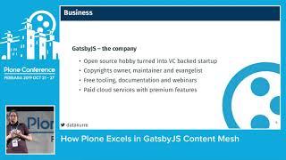 Asko Soukka - How Plone Excels in GatsbyJS Content Mesh