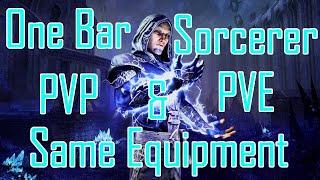 PVP | PVE | Sorcerer Build | One Bar | The Elder Scrolls Online | 2023 | ESO One Bar Sorcerer Build