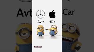 Mercedes vision avtr VS Apple car minions stylefunny#funny #foryou #tiktok #status #trending #apple