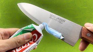 Knife Like Razor Sharp !! Sharpen Your Knife in 2 Minutes With This Tool